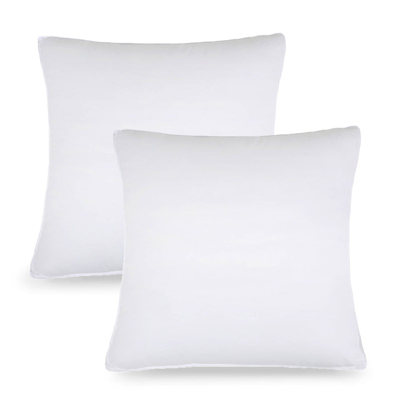 Microfiber Medium Hypoallergenic Bed Pillows (Set of 2) - European
