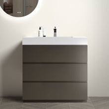Load image into Gallery viewer, Alice - Bathroom Vanity With Sink, Large Storage Freestanding Bathroom Vanity For Modern Bathroom, One-Piece Sink Basin Without Drain And Faucet
