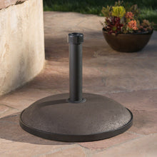 Load image into Gallery viewer, Um Holder Round Umbrella Base 66 Lbs Concrete - Brown
