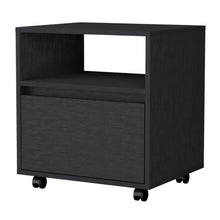 Load image into Gallery viewer, 21" One Drawer Nightstand With Integrated Tech - Black
