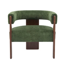 Load image into Gallery viewer, Modern Upholstered Accent Arm Chair With Barrel Back Design
