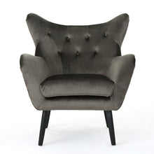 Load image into Gallery viewer, Alyssa - Mid Century Upholstered Arm Chair With Wingback Design
