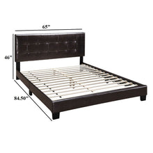 Load image into Gallery viewer, Contemporary Style Bed, Rectangle Headboard
