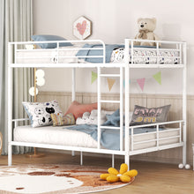 Load image into Gallery viewer, Full Over Full Metal Bunk Bed, White
