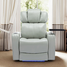 Load image into Gallery viewer, Power Recliner Theater Chair With Cooling Cup Holder, Bluetooth Speaker, LED Lights, USB Ports
