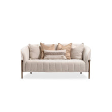 Load image into Gallery viewer, Lisbon - Loveseat - Oyster / Matte Bronze
