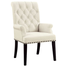 Load image into Gallery viewer, Vaughn - Upholstered Dining Chair With Tapered Legs And Nailhead Trim - Beige

