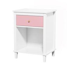 Load image into Gallery viewer, Nightstand With 1 Drawer 1 Shelf
