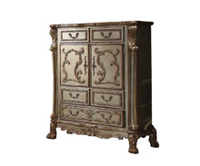 Load image into Gallery viewer, Patina Bone Wood Poly Resin Chest - Gold
