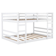 Load image into Gallery viewer, Twin Over Twin Bunk Bed with Ladder, White（OLD SKU：WF282787AAK）
