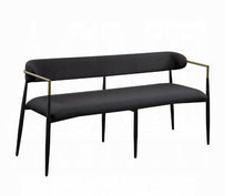 Load image into Gallery viewer, Jaramillo - Chenille Bench - Black
