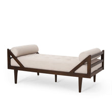Load image into Gallery viewer, Chic Contemporary Chaise Lounge With Button Tufting And Bentwood Structure
