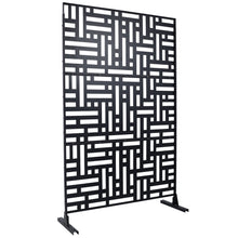 Load image into Gallery viewer, Decorative Freestanding Metal Privacy Screen For Indoor &amp; Outdoor Use
