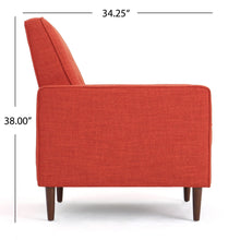 Load image into Gallery viewer, Mid-Century Modern Recliner With Button Tufted Waffle Stitch
