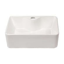 Load image into Gallery viewer, Modern Ceramic Rectangular Vessel Bathroom Sink With Sleek Design
