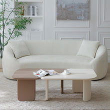 Load image into Gallery viewer, 2 Pieces Modular Coffee Table Set, Free Combination - Khaki / White

