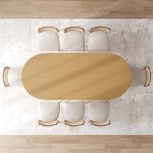 Load image into Gallery viewer, Oval Solid Wood Bar Table - Yellow
