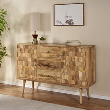 Load image into Gallery viewer, 3 Drawer Sideboard With 2 Doors (KD Legs) - Natural
