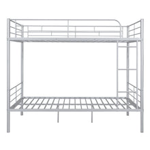 Load image into Gallery viewer, Full Over Full Metal Bunk Bed, Sliver
