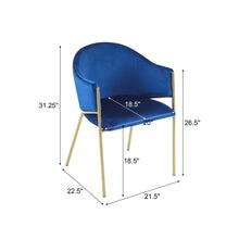 Load image into Gallery viewer, Modern Upholstered Dining Chair With Frame And Plush Velvet
