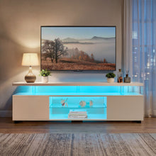 Load image into Gallery viewer, TV Stant With LED And Large Side Cabinet
