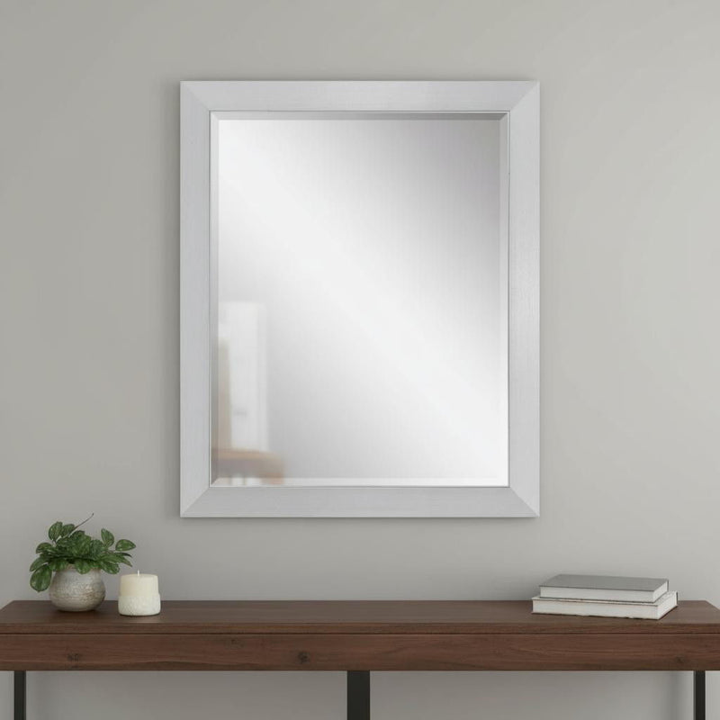 34" Framed Accent Mirror - Silver