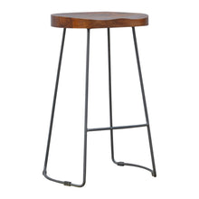 Load image into Gallery viewer, Chunky Bar Stool - Chestnut
