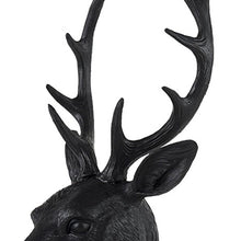 Load image into Gallery viewer, Poly Suited Deer Bust Tabletop Sculpture - Black
