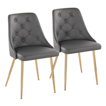 Load image into Gallery viewer, Marche - Contemporary Dining Chair With Metal Legs (Set of 2)
