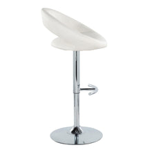 Load image into Gallery viewer, Posh - Contemporary Adjustable Barstool With Swivel With Rounded T Footrest (Set of 2)

