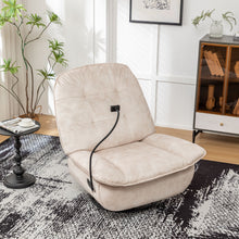 Load image into Gallery viewer, Modern Swivel Gliding Recliner Chair With Rocking Function And Phone Holder, Large Comfortable
