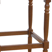 Load image into Gallery viewer, Backless Bar Height Chair With Footrest 29" - Natural And Brown
