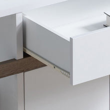 Load image into Gallery viewer, Modernize Kitchen Buffet Organizing Cabinet With 4 Shelves - White / Dark Taupe
