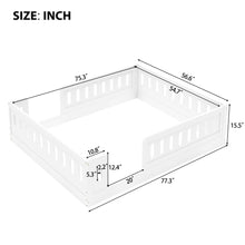 Load image into Gallery viewer, Platform Bed With Guardrail
