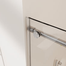 Load image into Gallery viewer, Frameless Single Sliding Soft Close Shower Doors, 5/16" Sgcc Tempered Glass
