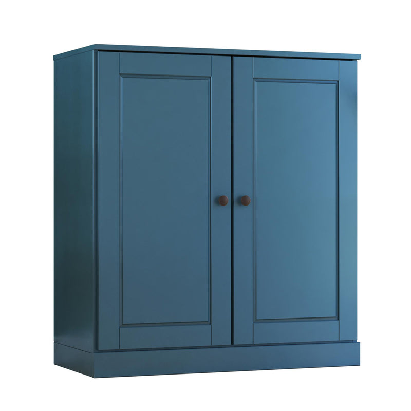 Accent Cabinet With Two Doors - Teal Blue