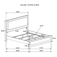 Load image into Gallery viewer, Sophia - Panel Bed With LED Headboard

