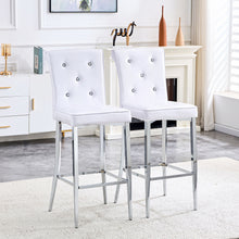 Load image into Gallery viewer, Bar Chairs &amp; Crystal Clasp Design (Set of 2)
