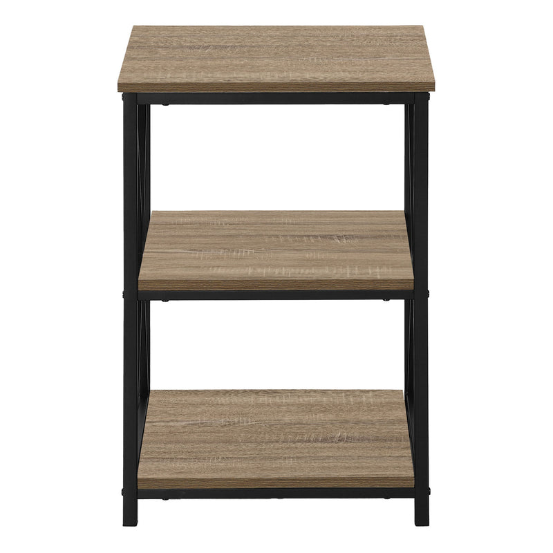 Rectangular Metal Accent Table - Dark Taupe Black
