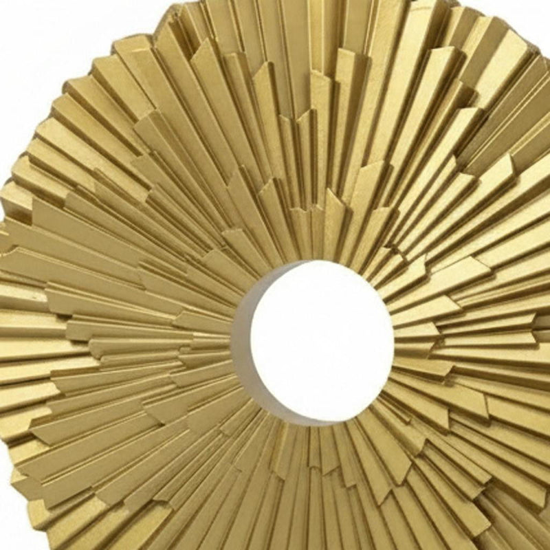 Hand Painted Tabletop Sculpture (674605) - Gold