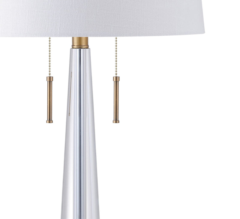 Novelty Table Lamp With Empire Shade - Clear
