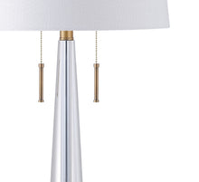 Load image into Gallery viewer, Novelty Table Lamp With Empire Shade - Clear
