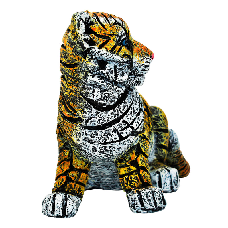 Tiger Tabletop Sculpture - Orange / White / Black