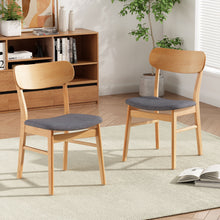 Load image into Gallery viewer, Dining Chairs With Cushioned Seat (Set of 2)
