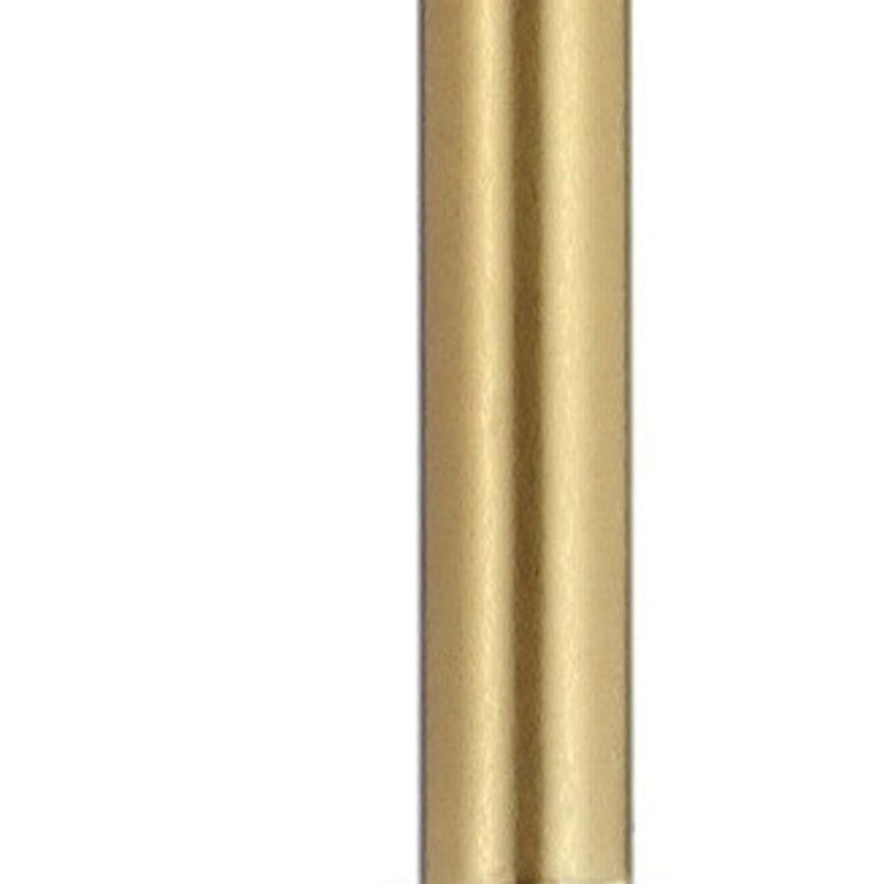 Arched Lamp With Novelty Shade - White / Brass