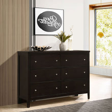 Load image into Gallery viewer, Wedgewood - 6 Drawers Dresser - Cappuccino
