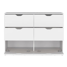 Load image into Gallery viewer, 42" Six Drawer Double Dresser - White
