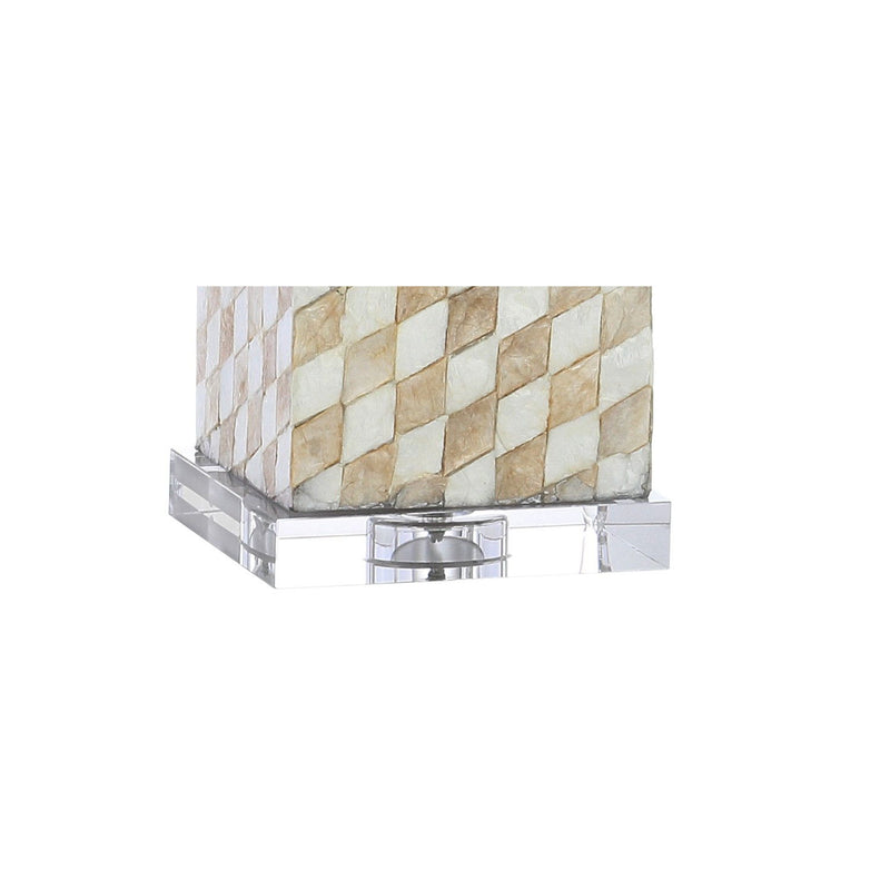 Novelty Table Lamp With Shade - Cream