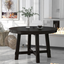 Load image into Gallery viewer, Gia - Round Extendable Dining Table With 16" Leaf Wood
