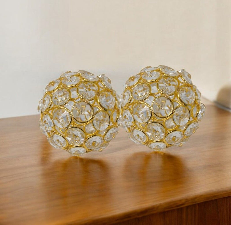 Decorative Orb Tabletop Sculpture (383755) - Gold